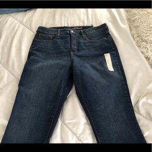Dark denim jeans